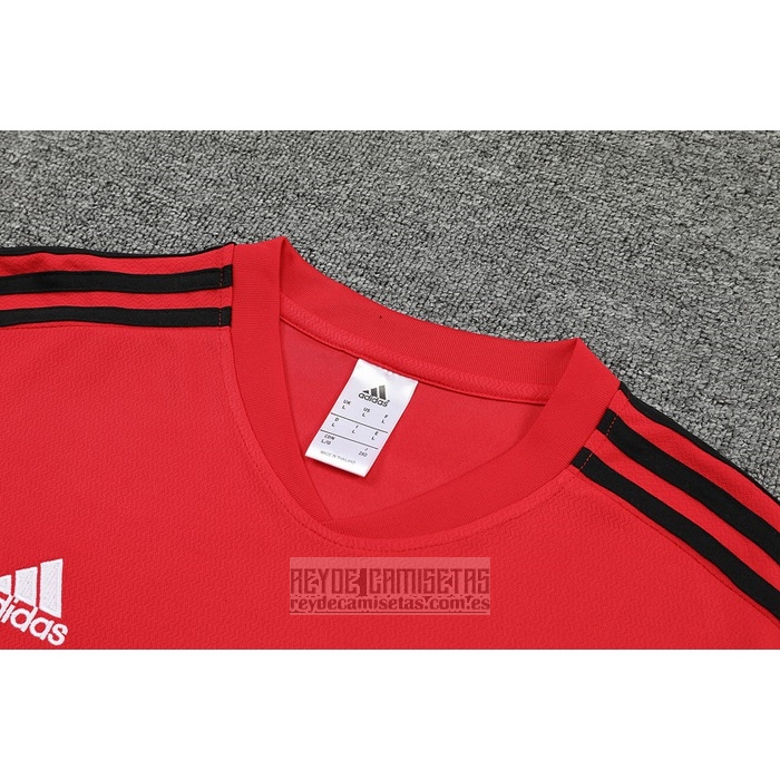 Chandal del Manchester United Manga Corta 2022-2023 Rojo - Pantalon Corto